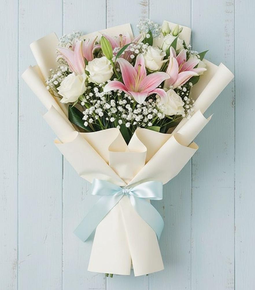 Букет цветов из: Лилии в Шатрово