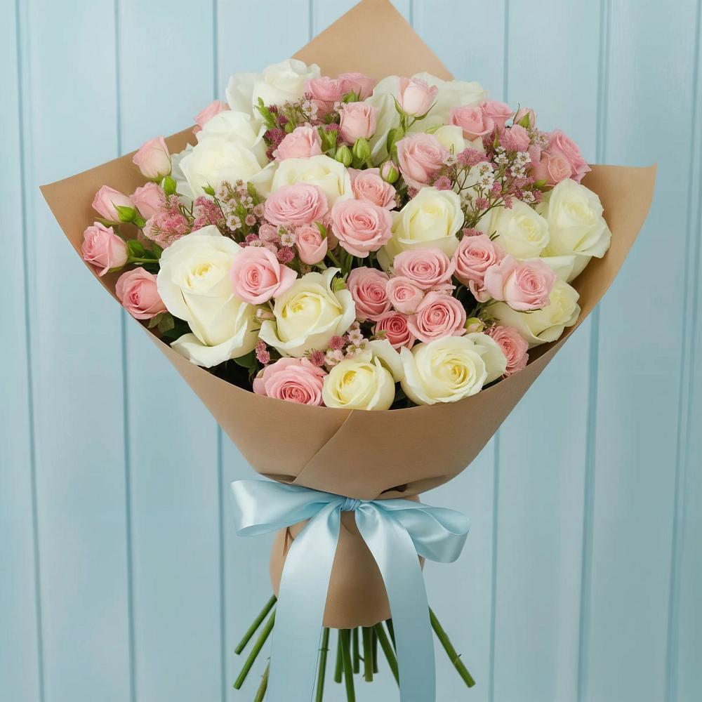 Букет цветов из: Розы в Шатрово