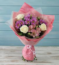 Букет цветов из:  Герберы #REPLACE_PRED# Шатрово