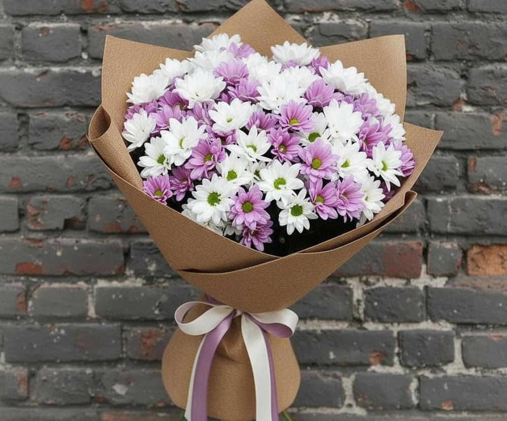 Букет цветов из: Хризантемы в Шатрово