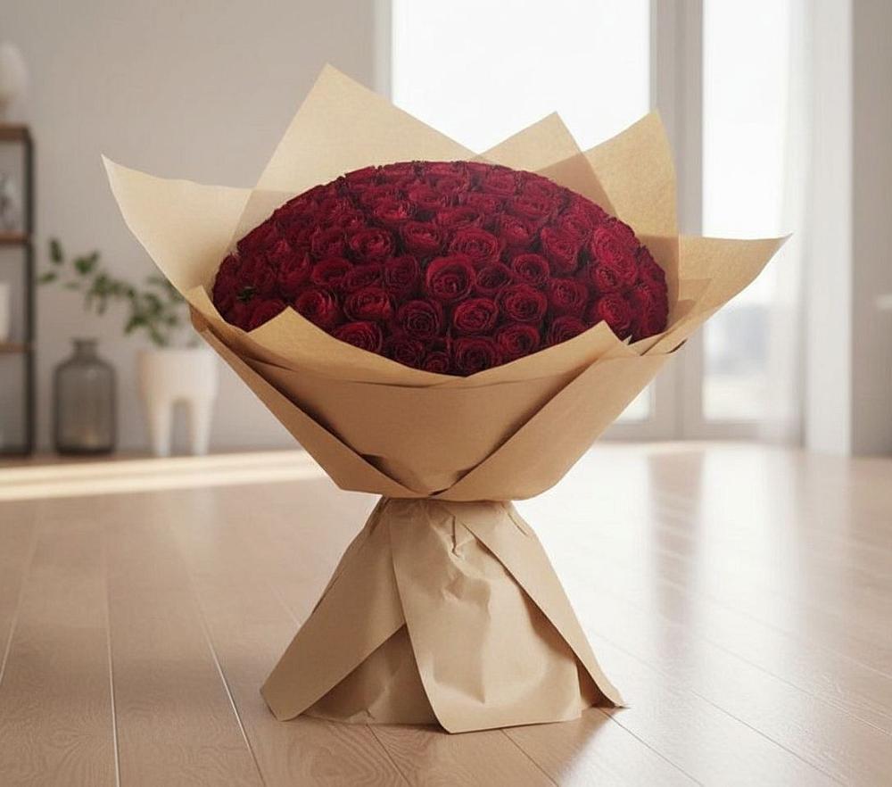 Букет 101 Красная роза в Шатрово