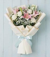 Букет цветов из:  Лилии #REPLACE_PRED# Шатрово